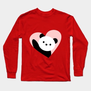 Panda heart Long Sleeve T-Shirt